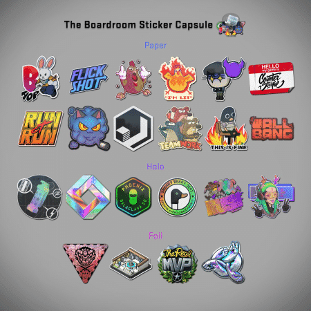 CSGO Boardroom Sticker Capsule