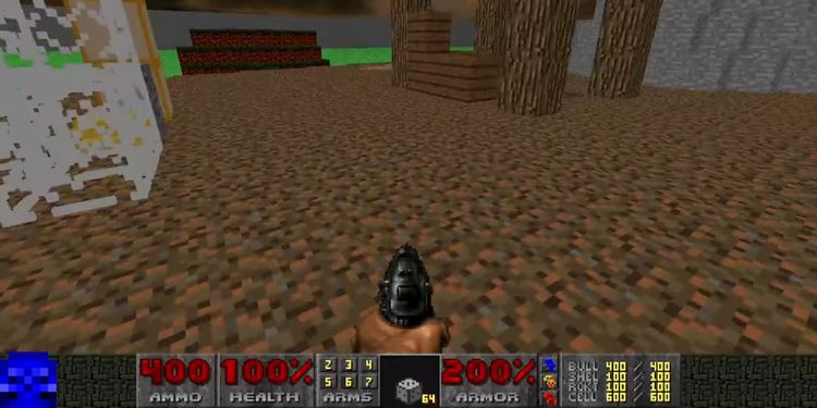 Modder Turned Minecraft Into Doom