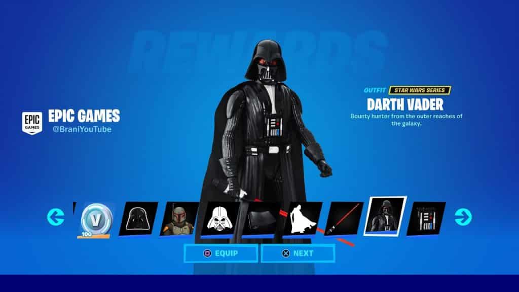 Darth Vader Coming to Fortnite