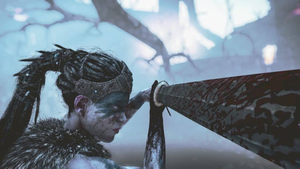 Senua Hellblade female character tragic flaw guilt redemption video games