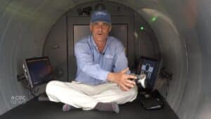 Why there are so many memes regarding Ocean Gate? Ocean Gate CEO Stockton Rush with a Logitech F710 wireless gamepad from 2010.