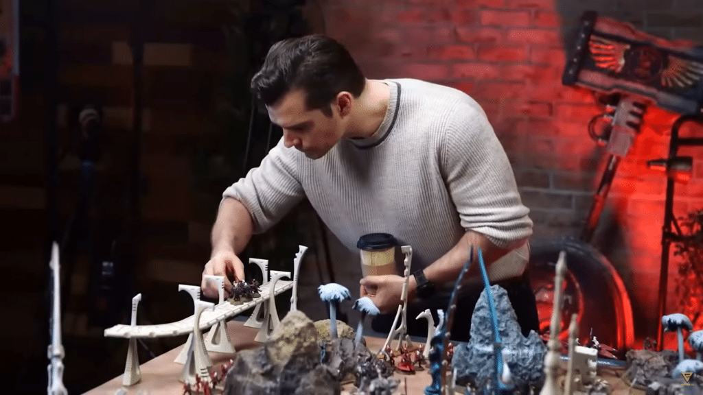 What to expect from Warhammer 40k TV series? Henry Cavill looking at Warhammer models