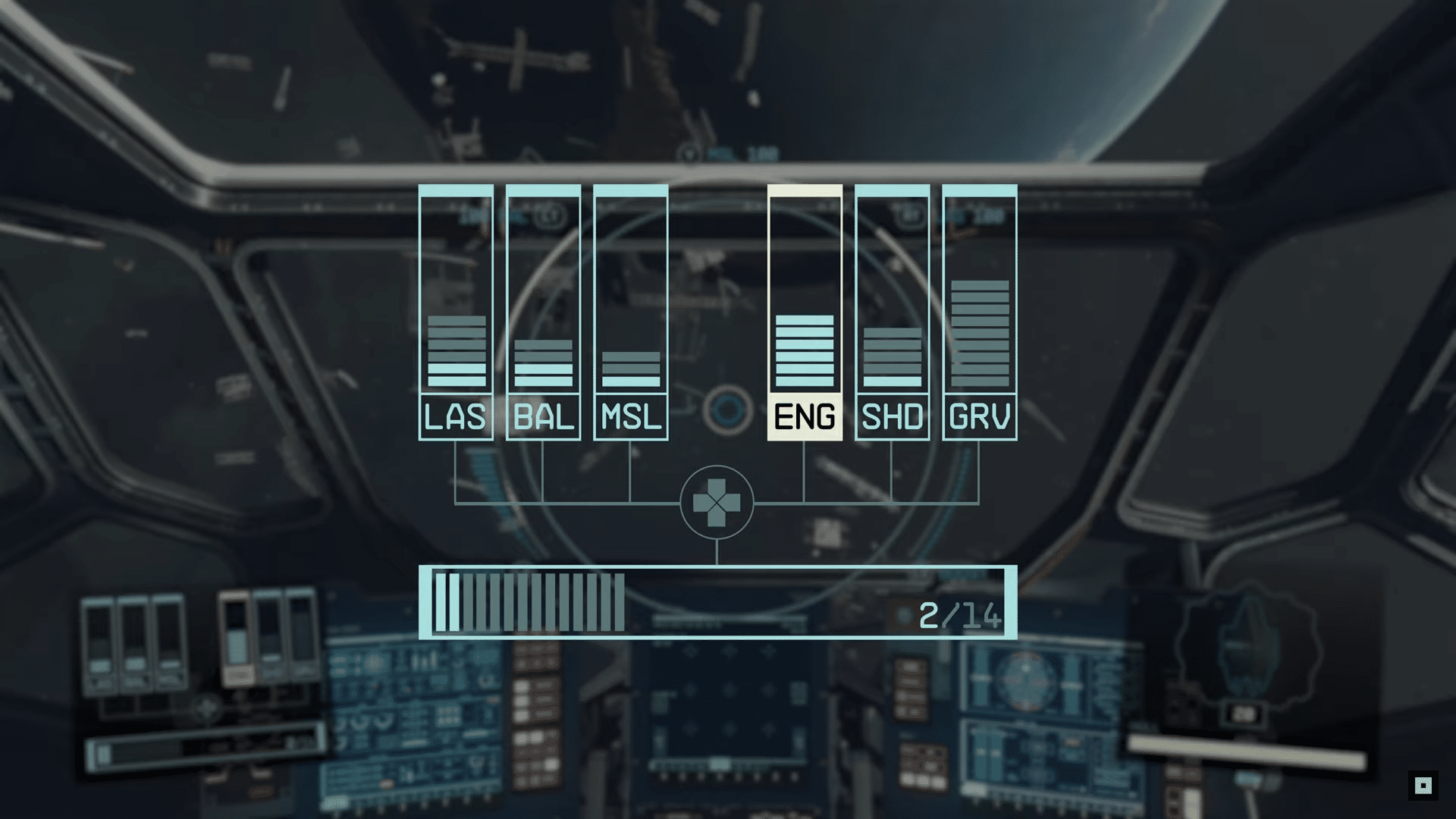 Ship Parameters in Starfield