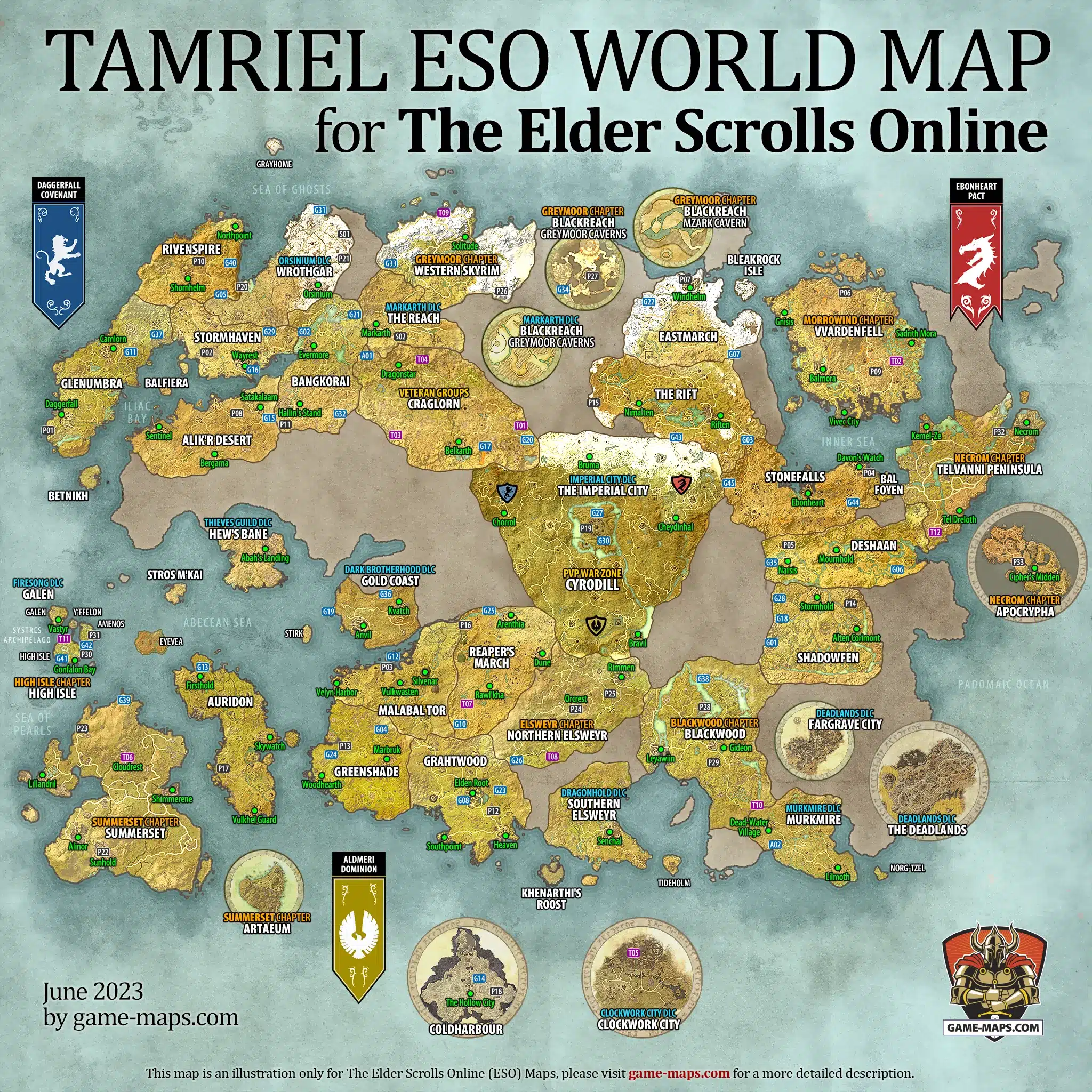 ESO map