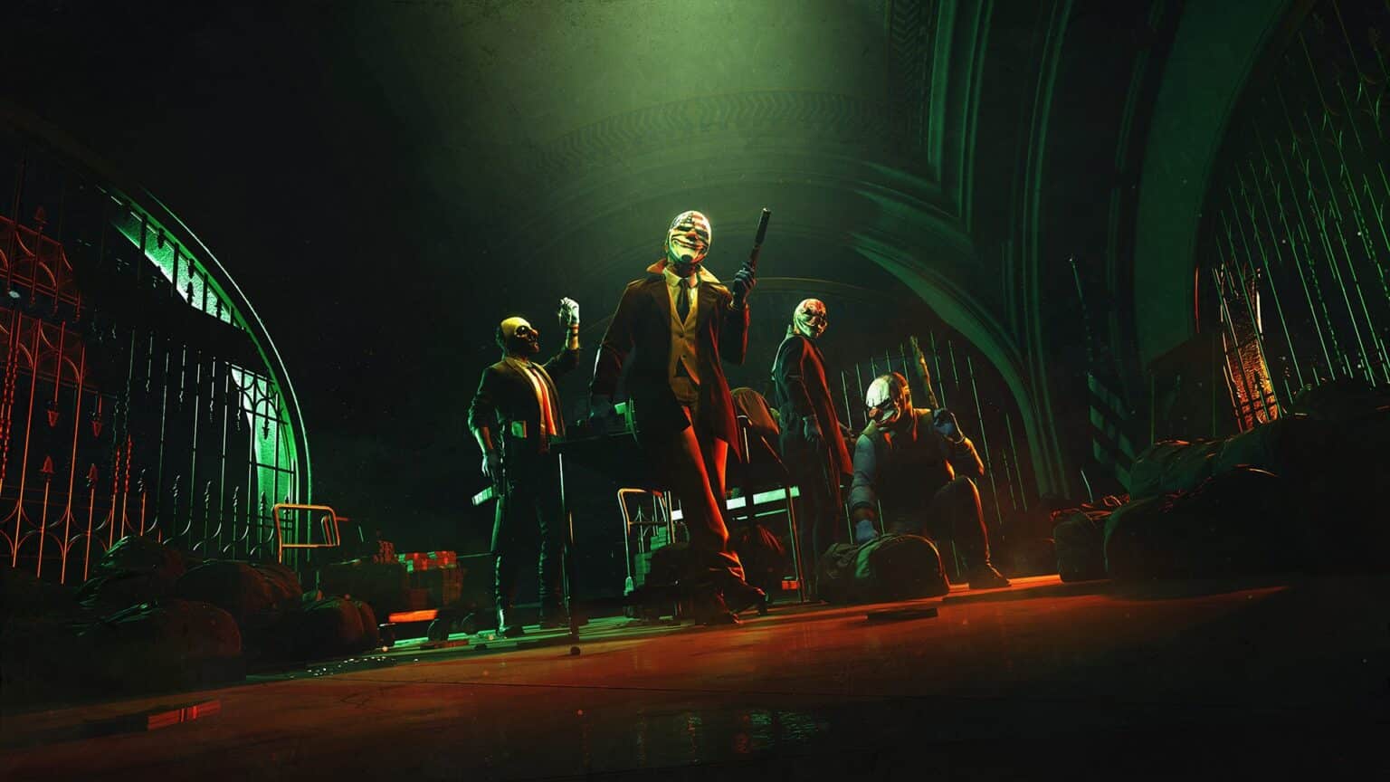 Payday gang inside vault