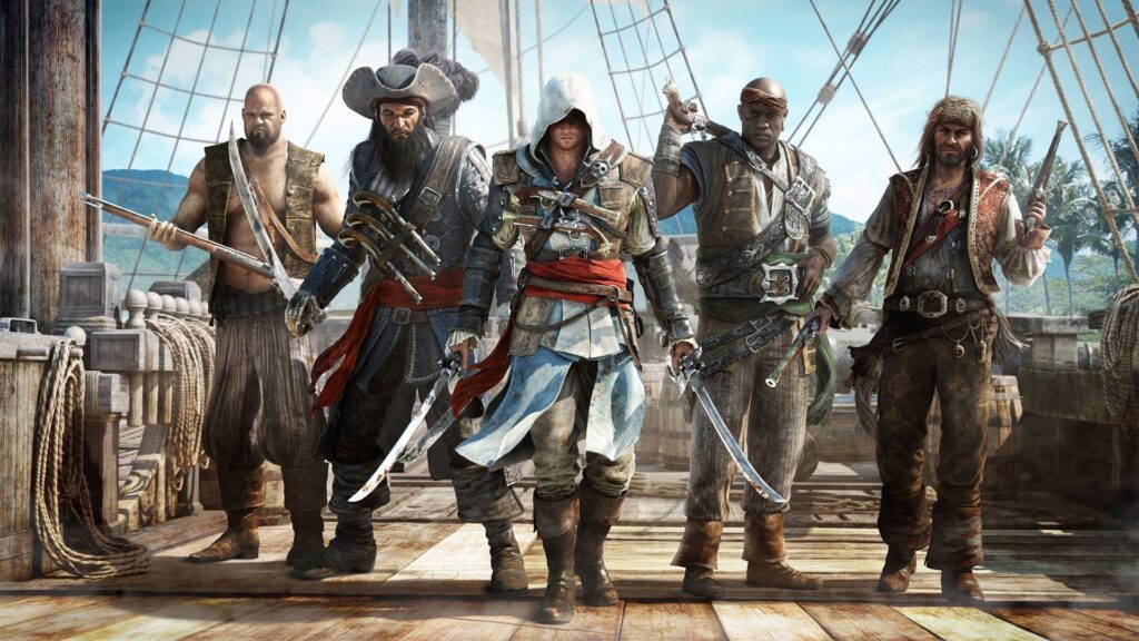 Group of Pirates in Assassin's Creed Black Flag