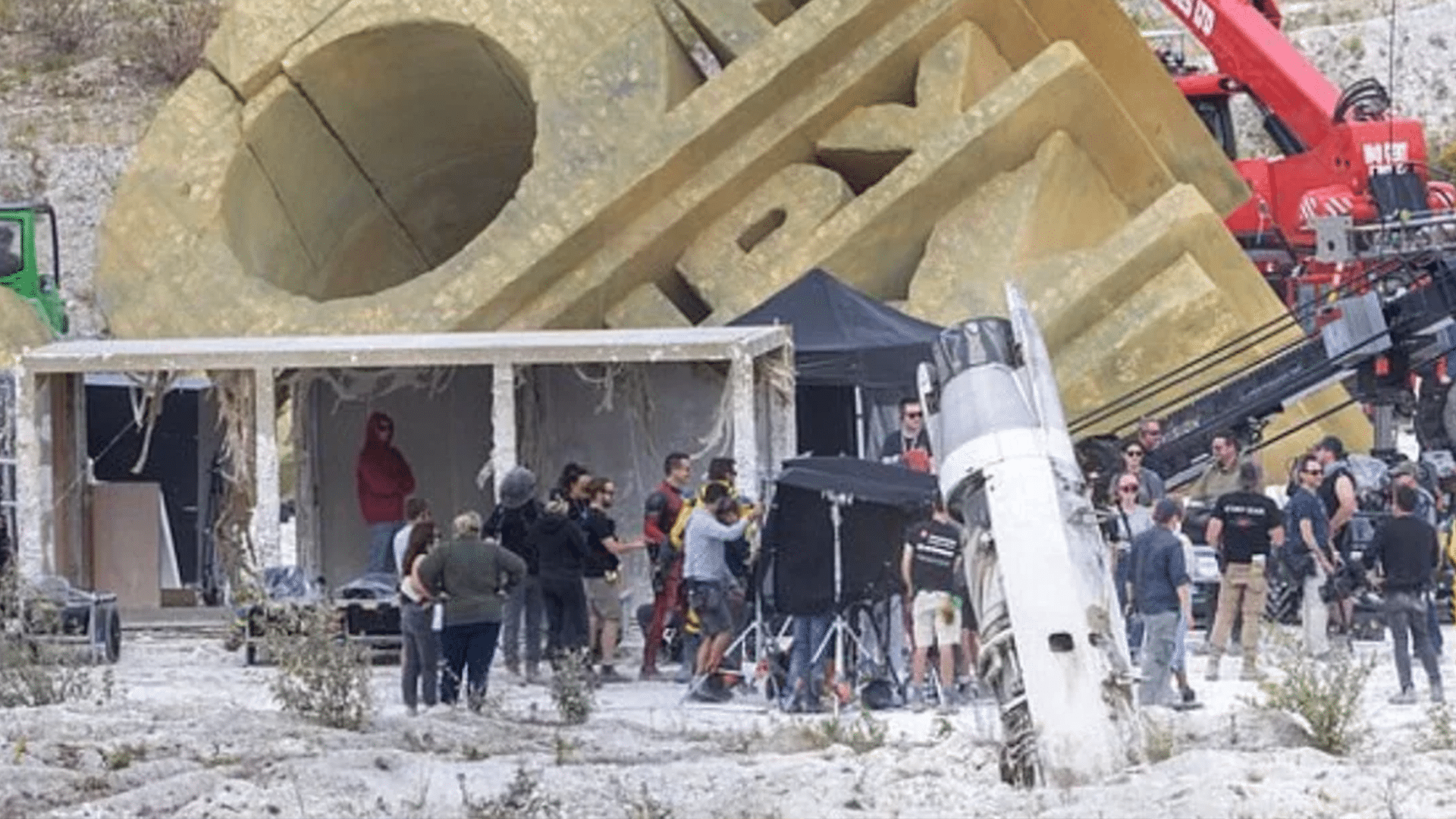 Fox logo destroyed in set of Deadpool 3