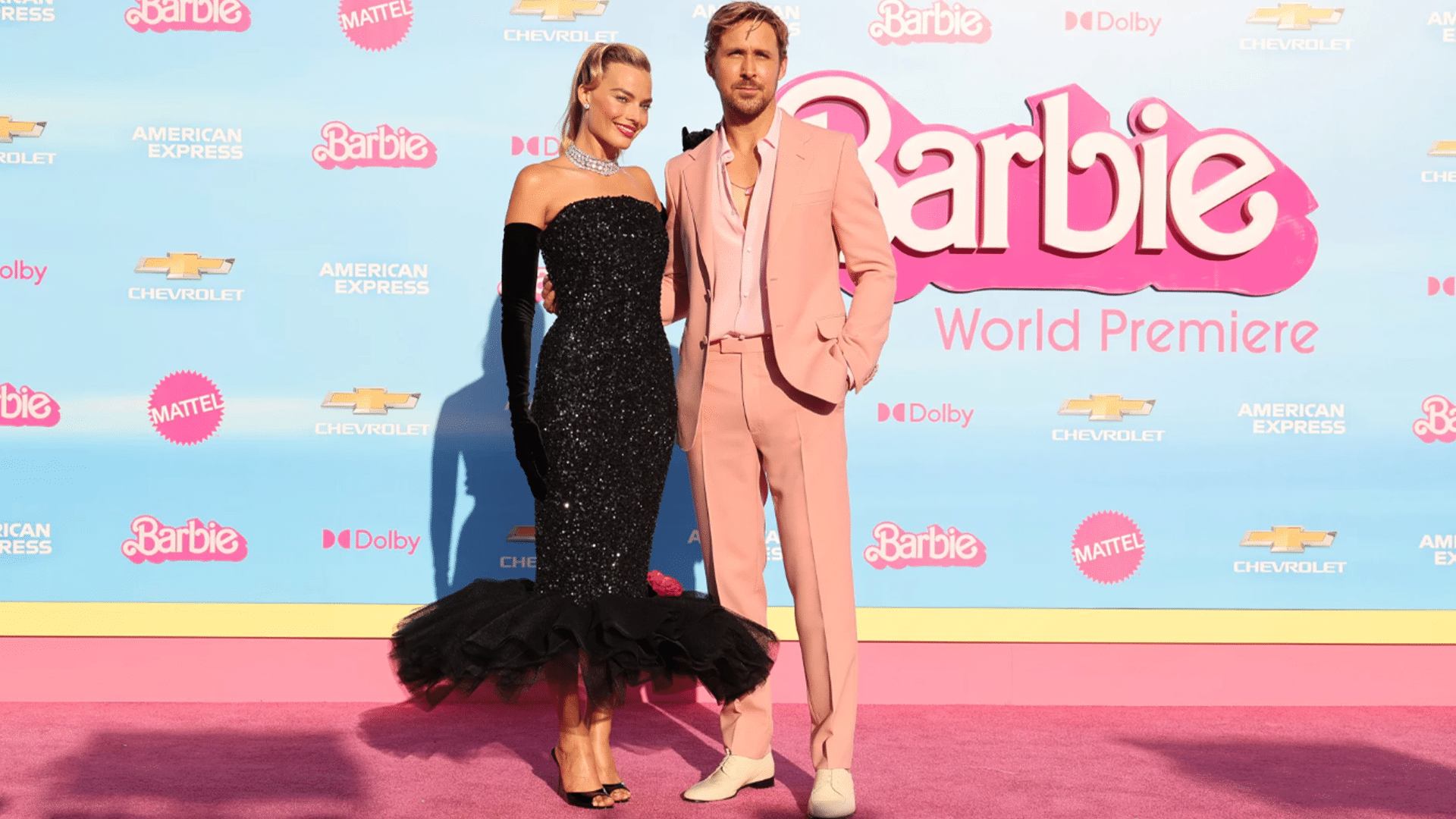 Margot Robbie and Ryan Gosling