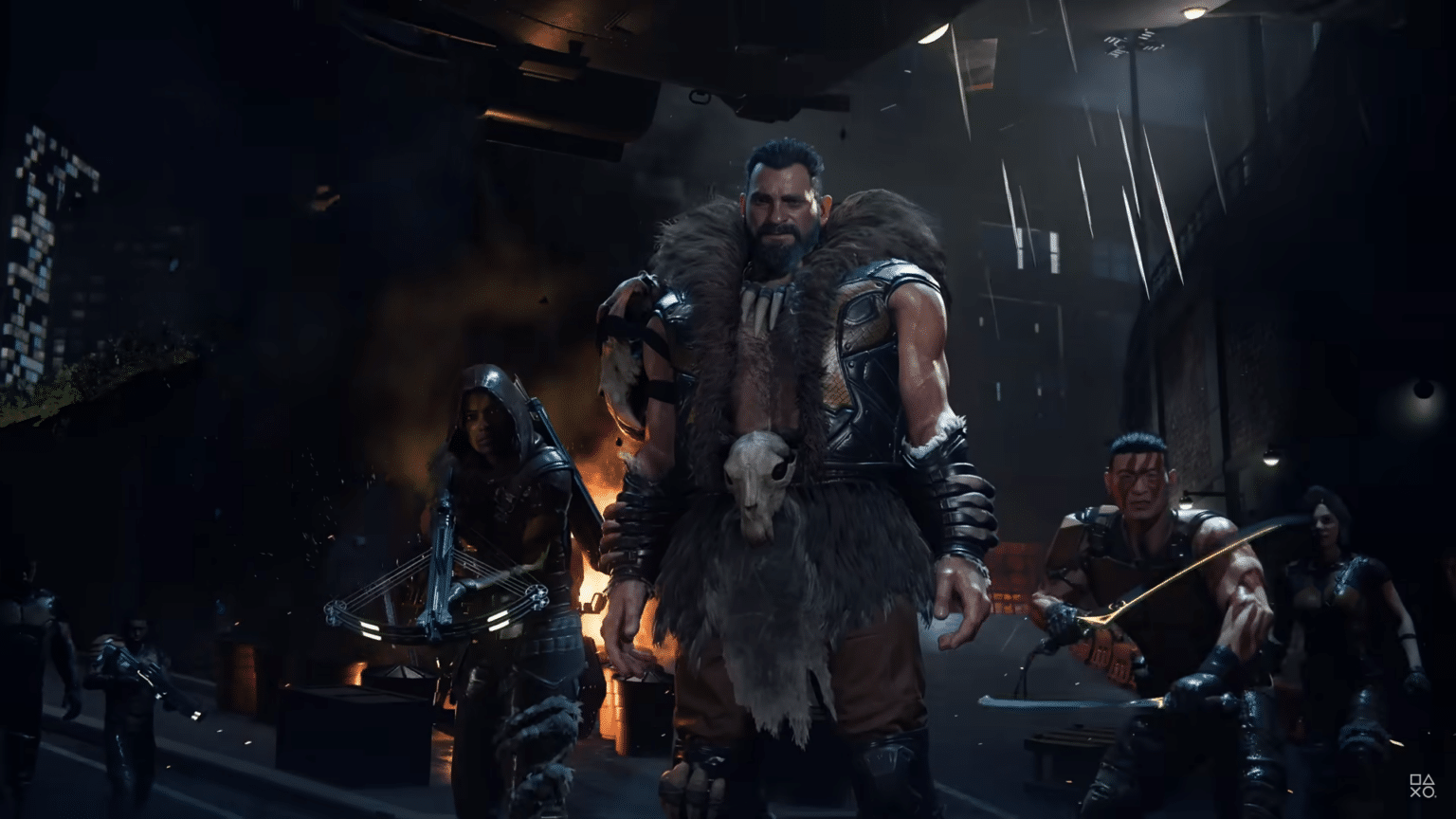 Kraven with his henchmen