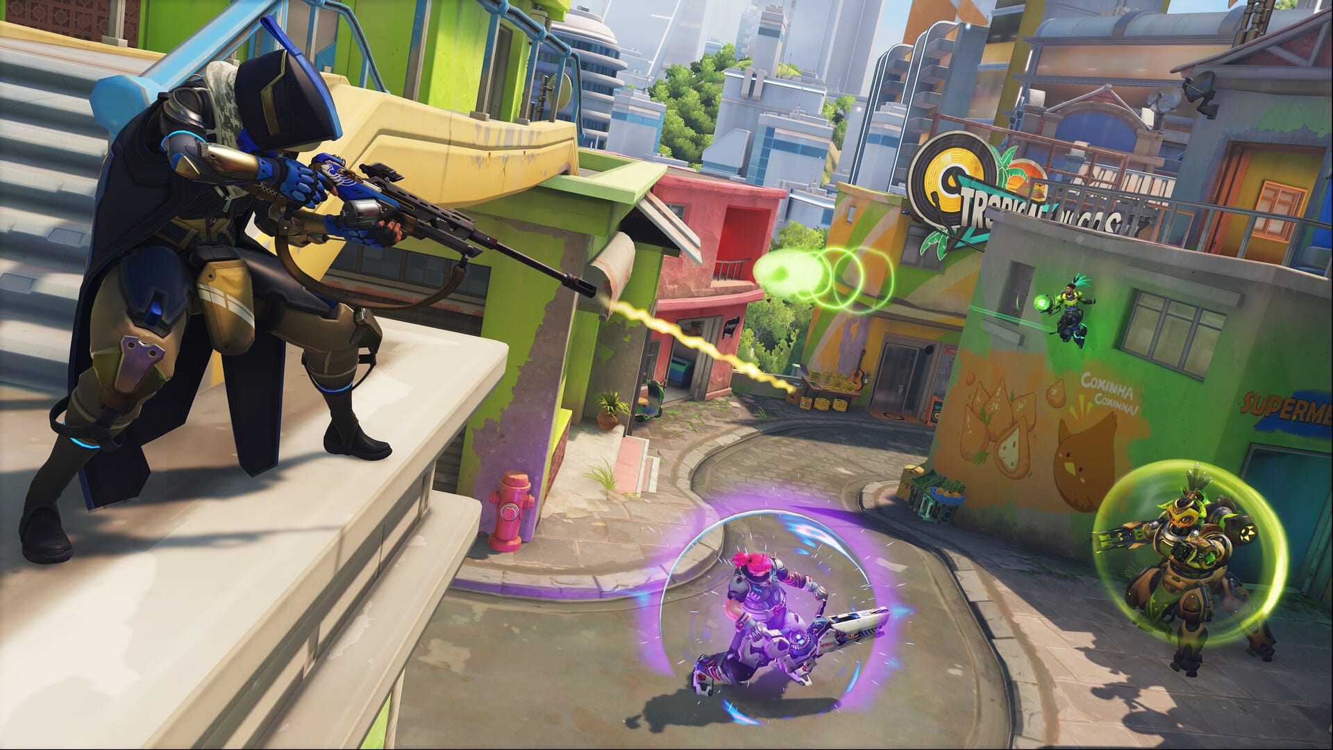 Overwatch 2 sniper aims at other heroes