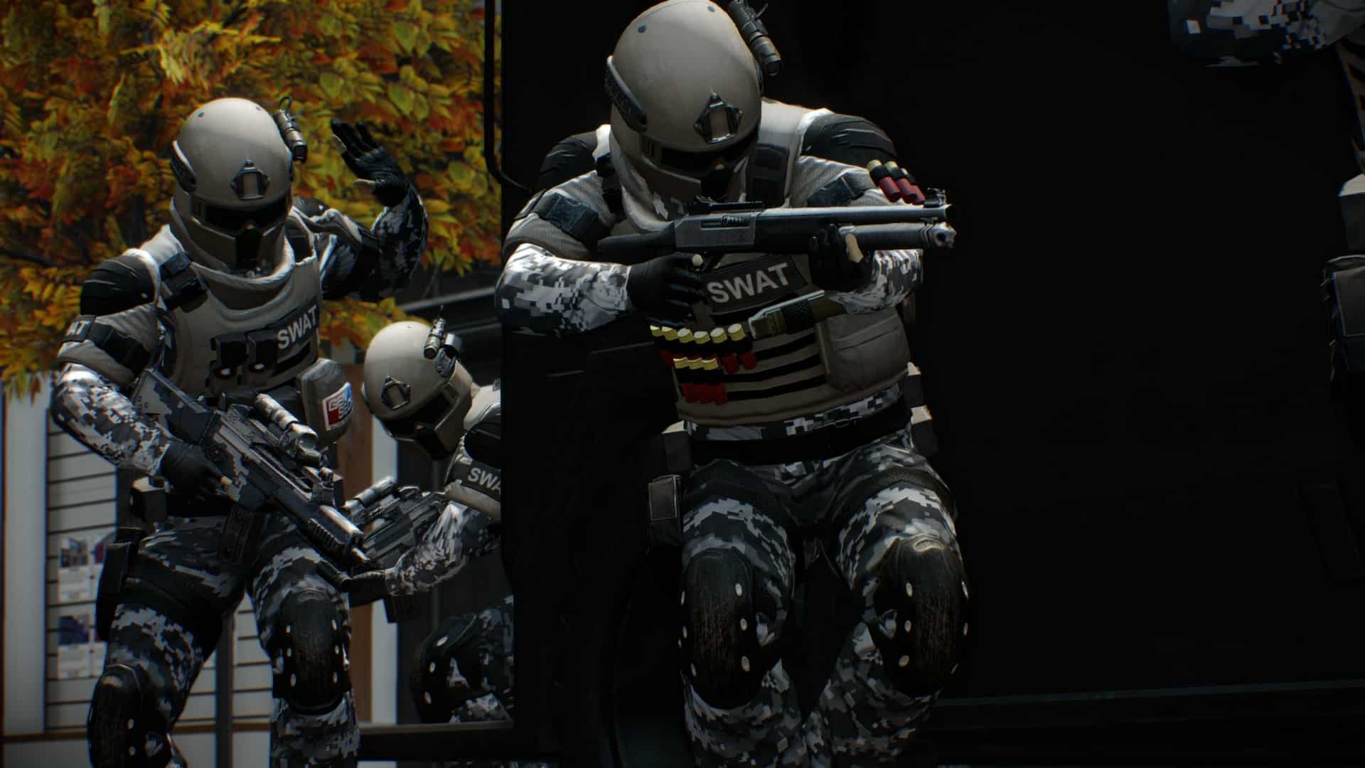 Payday 2 swat with guns