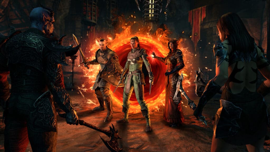 Elder Scrolls Online: What are the best starting classes? Group of ESO characters