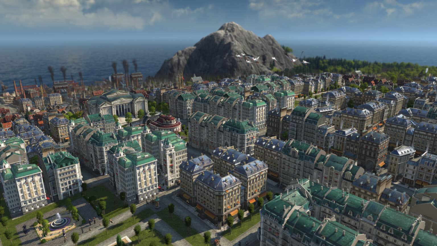 Various buildings in Anno 1800
