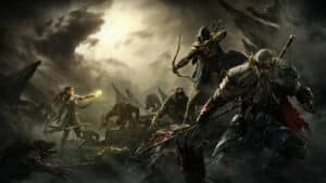 Elder Scrolls Online goes free on Epic Games. How to claim it? Elder Scrolls characters fighting creatures