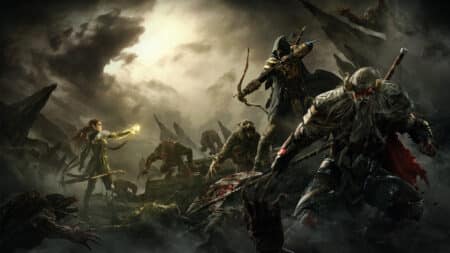 Elder Scrolls Online goes free on Epic Games. How to claim it? Elder Scrolls characters fighting creatures