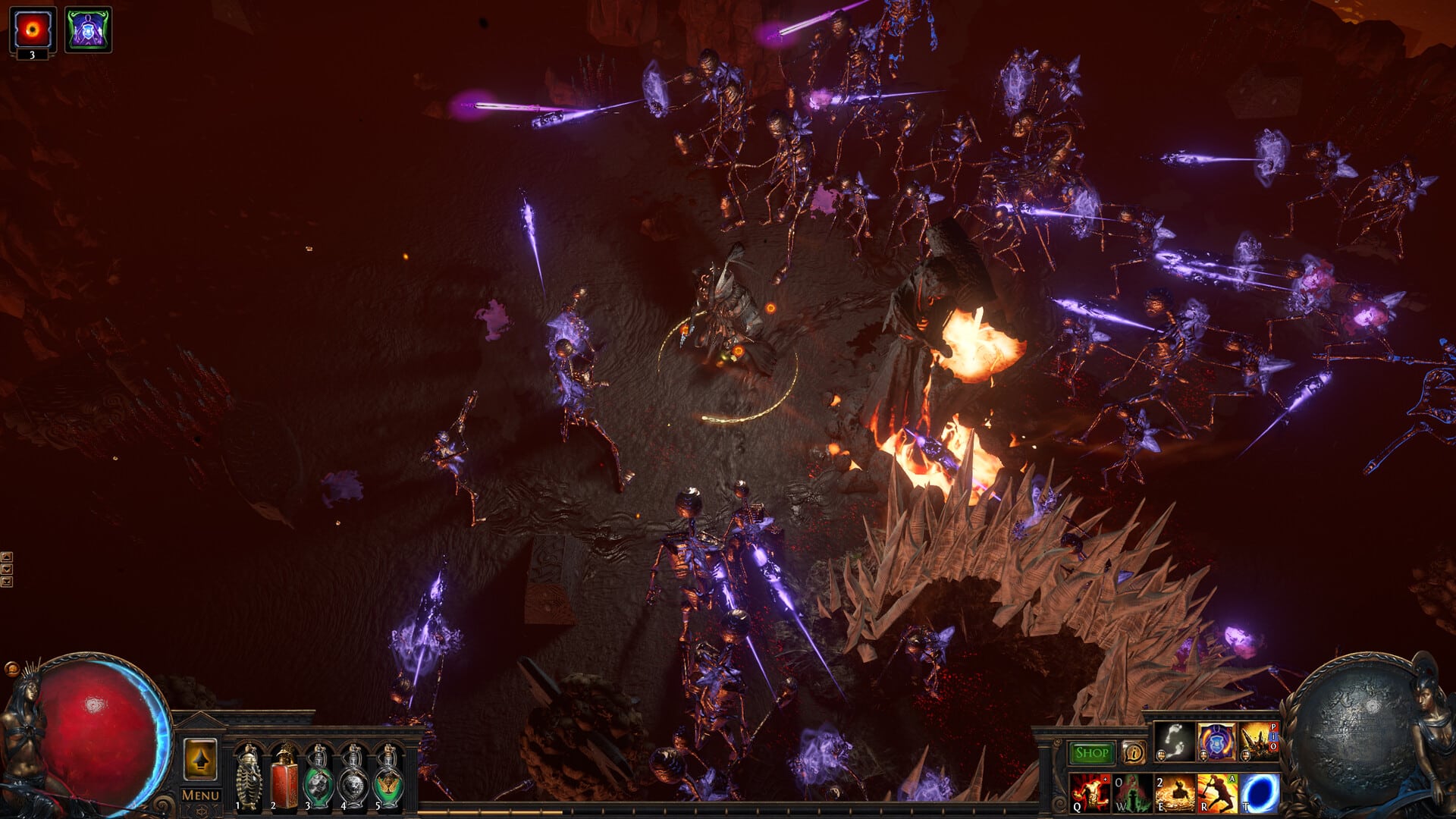 path of exile battles