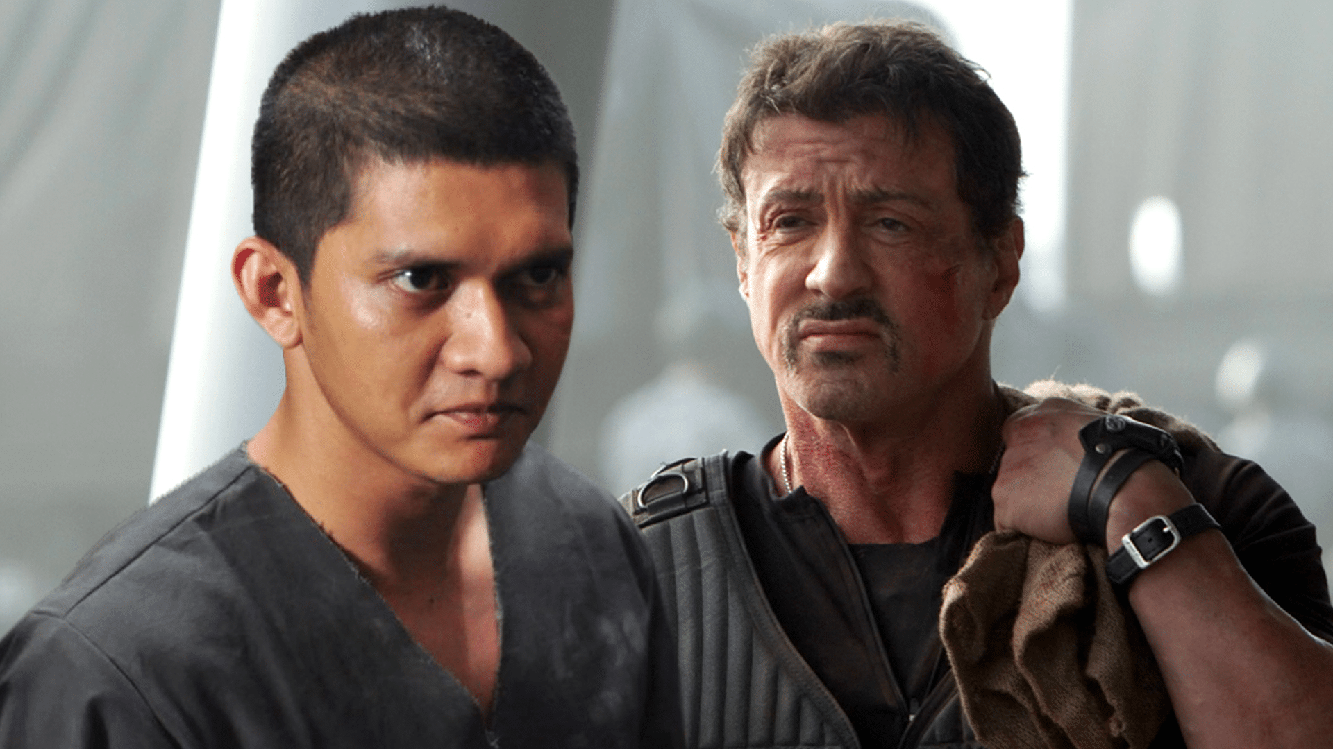 Iko Uwais and Sylvester Stallone