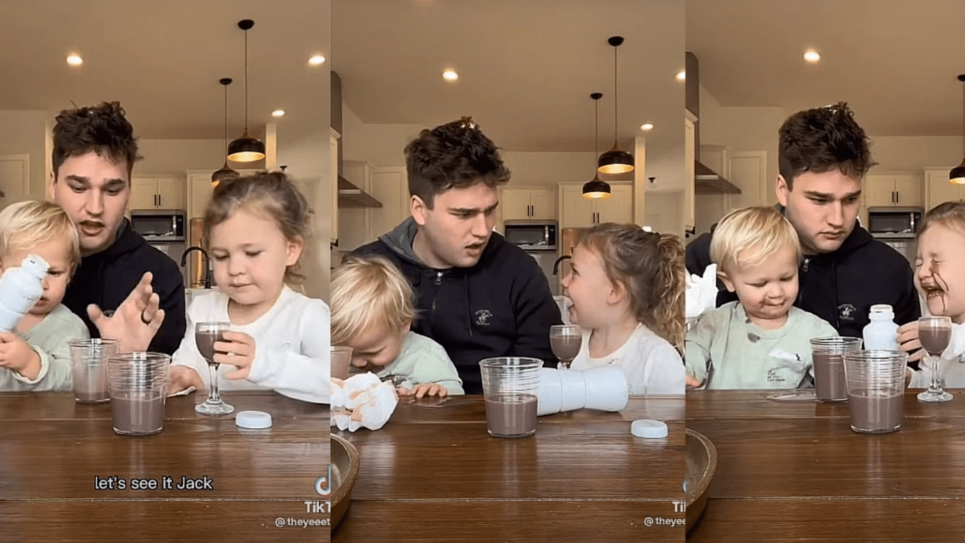 TikTok clips of Chris Rooney and his Neice