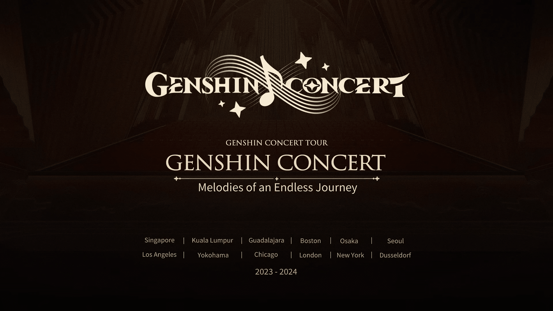genshin concert tour locations
