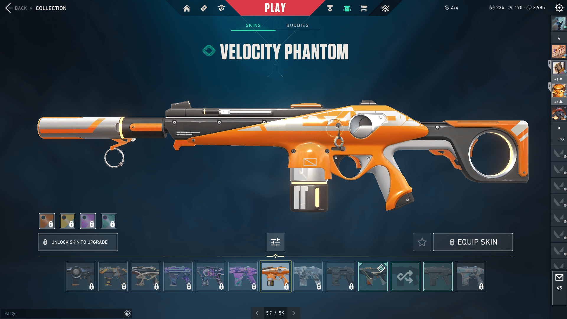 Velocity Phantom(5 Most Underrated Phantom Skins In Valorant 2023)