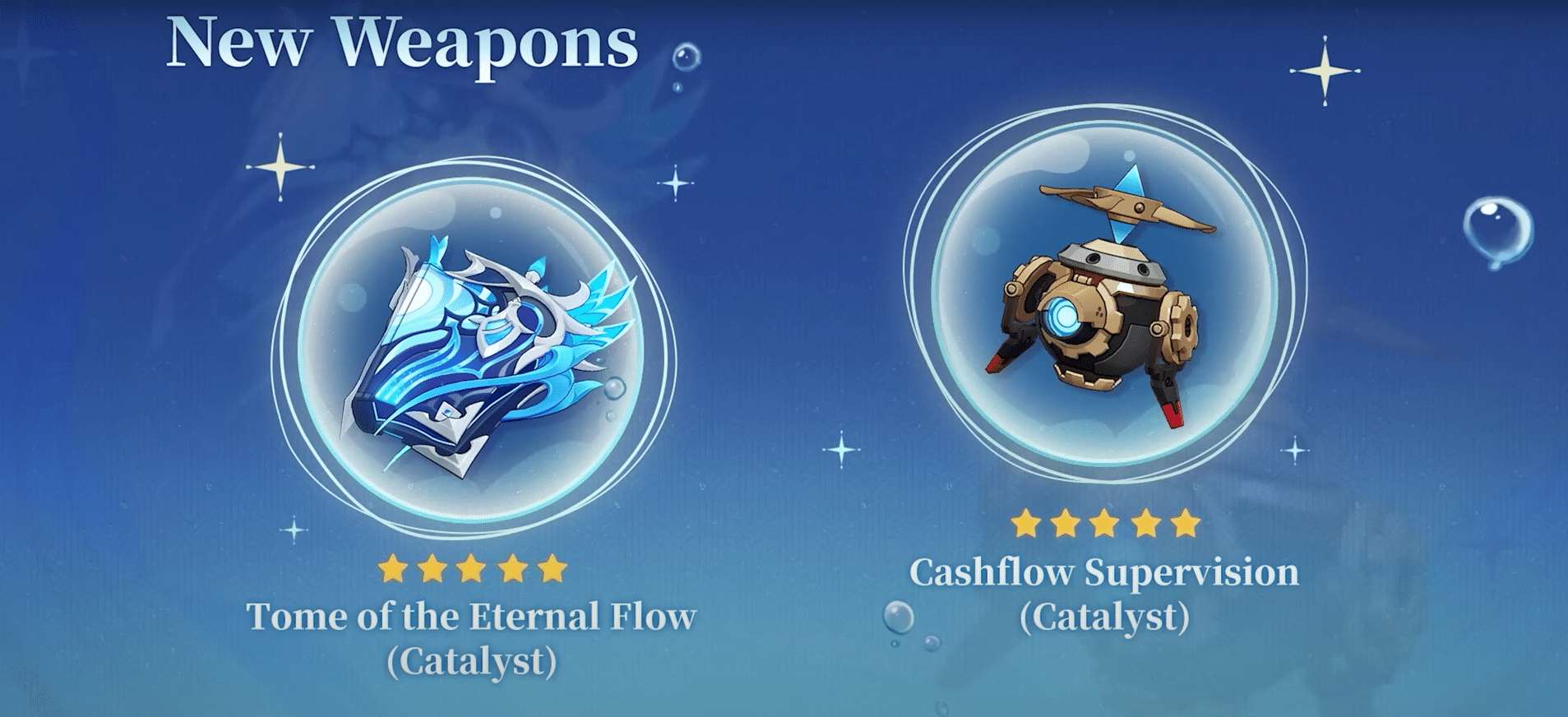 New 5-Star Weapons