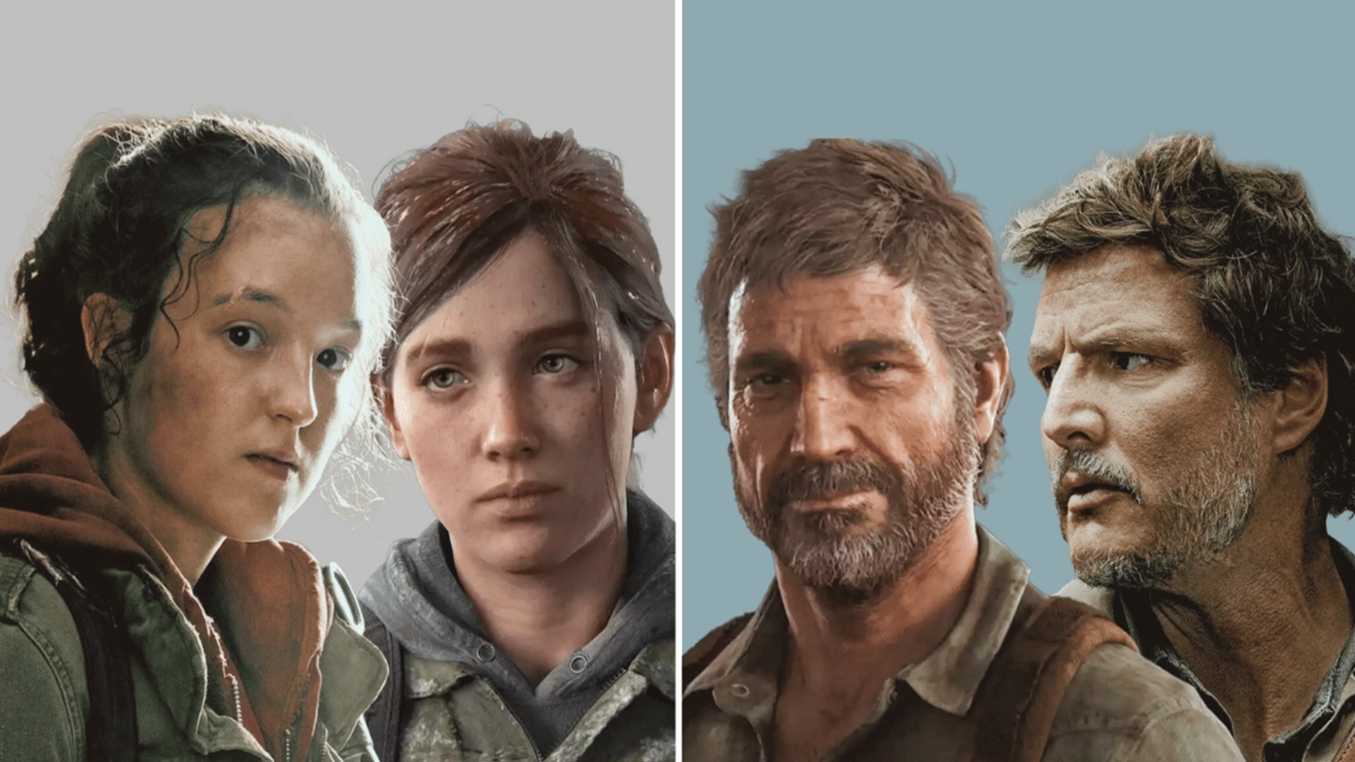 Comparison of real life characters with game characters of The Last Of Us Season 2